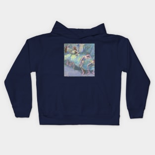 Dancers in the Wings by Edgar Degas Kids Hoodie